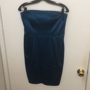 Express Strapless Cocktail Dress